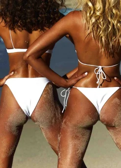 White High Cut Bikini