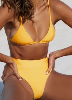 Yellow High Waist Cheekys